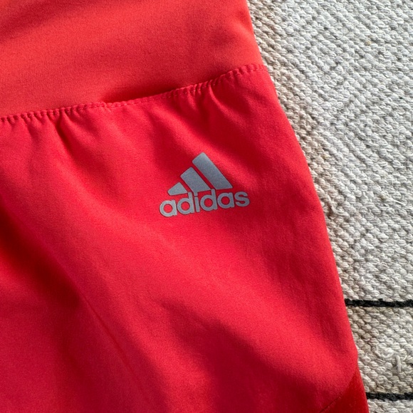 Adidas aero ready running shorts size 4 - super cute vibrant coral - Picture 7 of 7